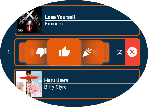 Vote tracks